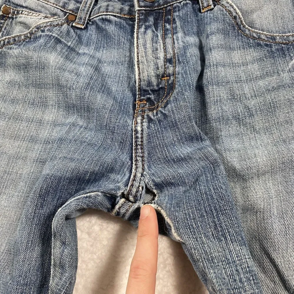 Wrangler Retro Jeans Mens 30x32 (Real‎ 32x31) Slim Straight Denim Work Pants